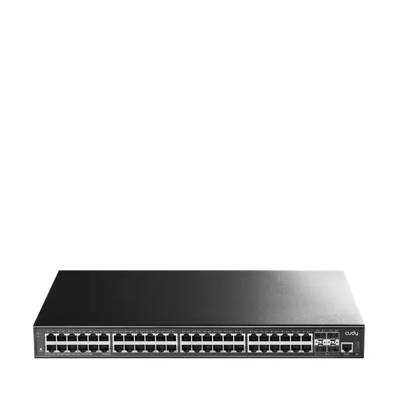 Cudy GS5048S4 - Network Switch, Managed, L3, Gigabit Ethernet (10/100/1000), Black