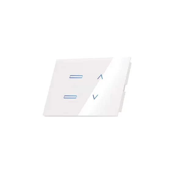Semicom SW-4GEV2T1/W - Combined Smart Lighting Switch, 2-Switches and 1-Shutter, White