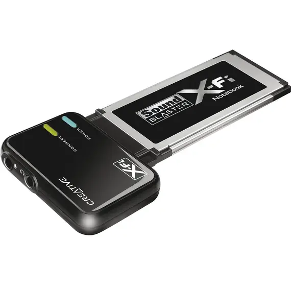 Creative Labs Sound Blaster X-Fi - Notebook Sound Card, 2.0 Channels, ExpressCard 54