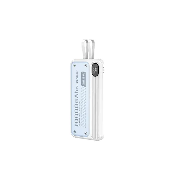 מטען נייד 10000mAh 22.5W עם צג וכבל מובנה