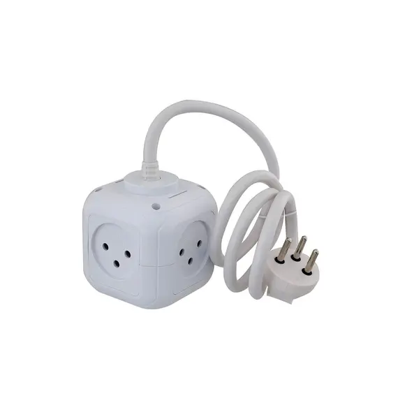 Semicom SW-CUB5S - Cube Multi-Cocket Cable, 5U, 1m