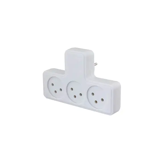 Semicom SW-T3 - T Power Splitter with 3-Sockets