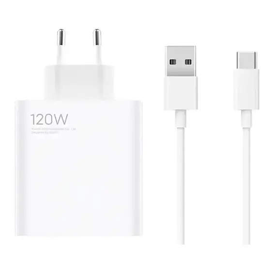 Xiaomi 120W Charging Combo (Type-A) Smartphone White USB Indoor