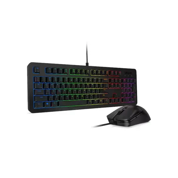 Lenovo Legion K300 - Keyboard + Mouse Set, USB, QWERTY, English, Hebrew, Black