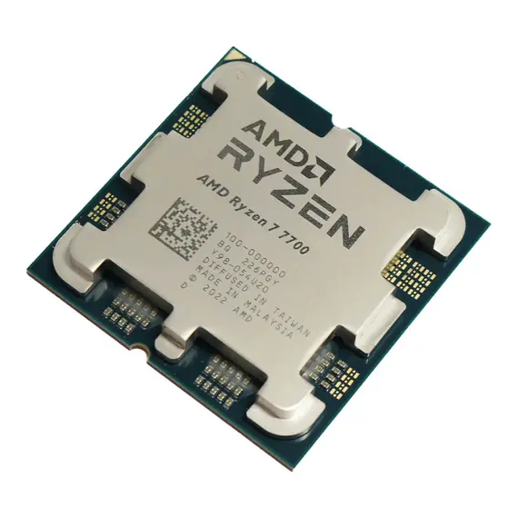 AMD Ryzen 7 7700 - CPU, 3.8GHz, 8-Core, 16-Threads, 32MB, L3