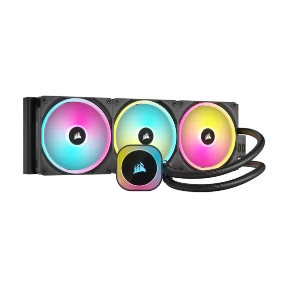 Corsair H170I - Processor Liquid Cooling Lit, 14cm, Black