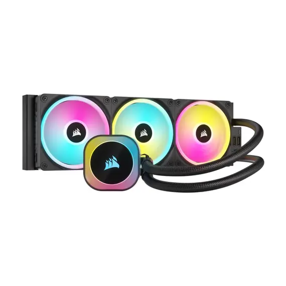 Corsair ICUE LINK H150I RGB - Processor Liquid Cooling Kit, 12cm, Black