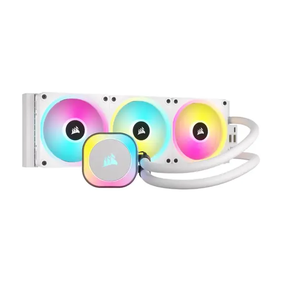 Corsair ICUE LINK H150I RGB - Processor Liquid Cooling Kit, 12cm, White