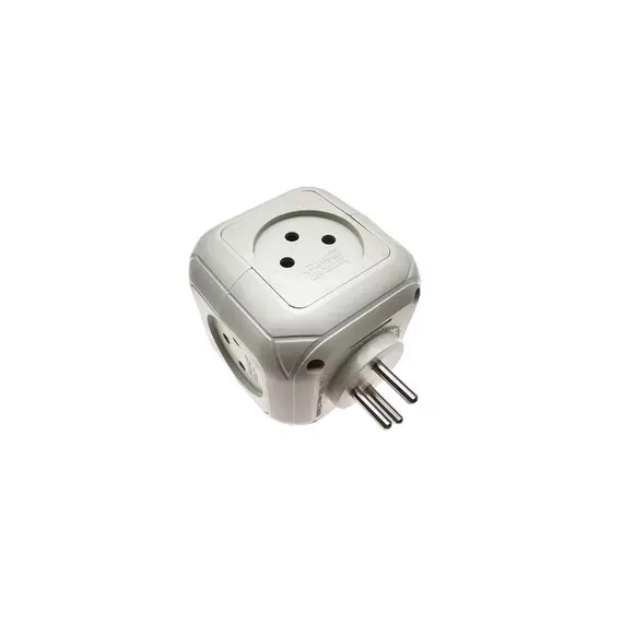 Semicom SW-CUB4UC - Power Splitter Cube 4 Sockets + TYPE C and USB