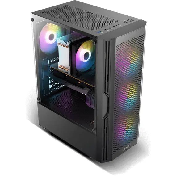 Antec AX20 Elite - Gaming PC Case, Black