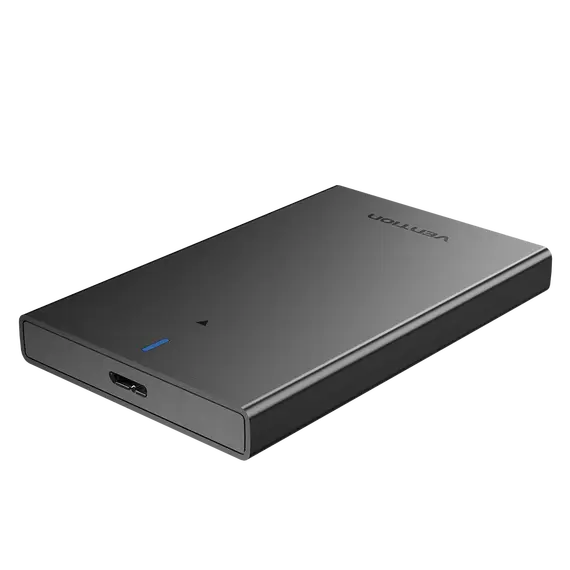 Vention KPAB0 - Hard Drive Enclosure, SATA, USB 3.0 Micro-B, 2.5", Black, 3 image