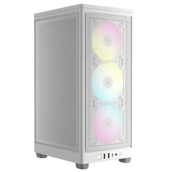 Corsair 2000D RGB AIRFLOW - PC Case, Small Form Factor (SFF), White