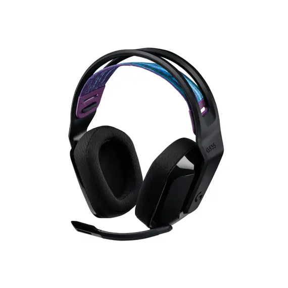 Logitech G535 Lightspeed - Wireless Gaming Headset, Black