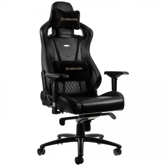 Noblechairs EPIC Real Leather - Gaming Chair, Black