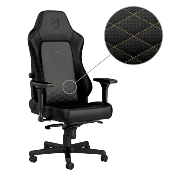 Noblechairs HERO - Gaming Chair, Black/Gold