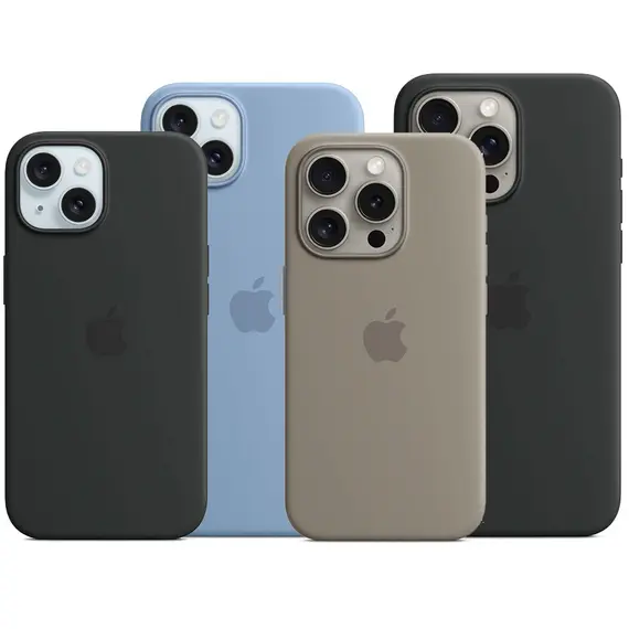 iPhone 15 Series Silicone Cases with MagSafe