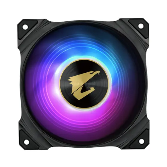 Gigabyte AORUS 120 ARGB - PC Case Fan, 12cm, Black, White