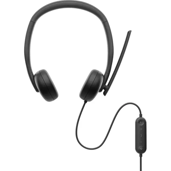 DELL WH3024 - Headset, Wired, Head-band, Calls/Music, USB Type-C, Black