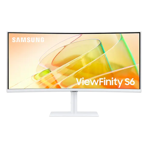 Samsung ViewFinity S6 - 34" Monitor, 4K Ultra HD, LED, 100Hz, White, 13 image