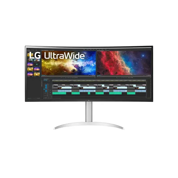 LG 38BQ85C-W - 37.5" Monitor, 75Hz, Quad HD+, IPS, White