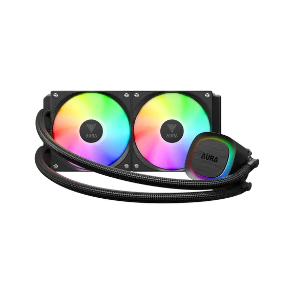 GAMDIAS AURA GL240 V2 - Liquid CPU Cooler, 240 mm, Black