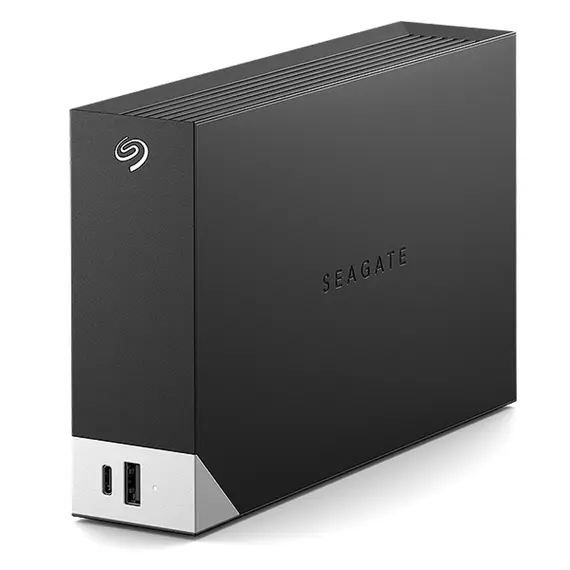 Seagate One Touch Desktop - 14TB External Hard Drive, USB Type-A / USB Type-C 3.2 Gen 1 (3.1 Gen 1), Black