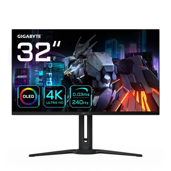 GIGABYTE AORUS FO32U2 - 32” Gaming Monitor, 4K Ultra HD, OLED