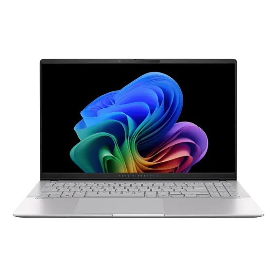 ASUS Vivobook S 15  S5507QA-MA064X - 15.6" Wide Quad HD+, Snapdragon X1E-78-100, 16GB, 1TB SSD, Win11Home, Silver