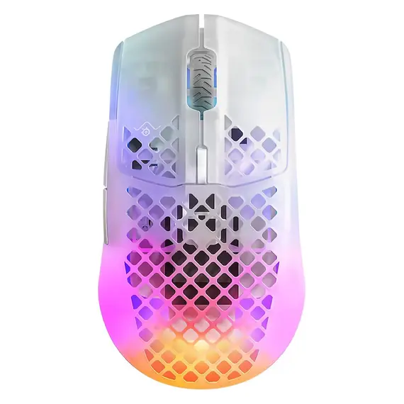SteelSeries Aerox 3 Ghost Edition - Wireless Gaming Mouse, White