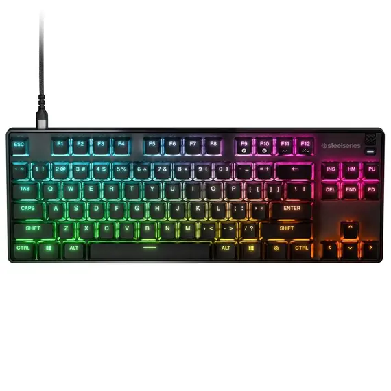 SteelSeries Apex 9 TKL - Gaming Keyboard, RGB, Black