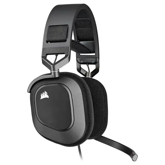 Corsair HS80 - Wired Gaming Headset, USB 2.0, RGB, Carbon, 2 image