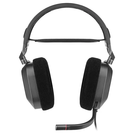 Corsair HS80 - Wired Gaming Headset, USB 2.0, RGB, Carbon, 4 image