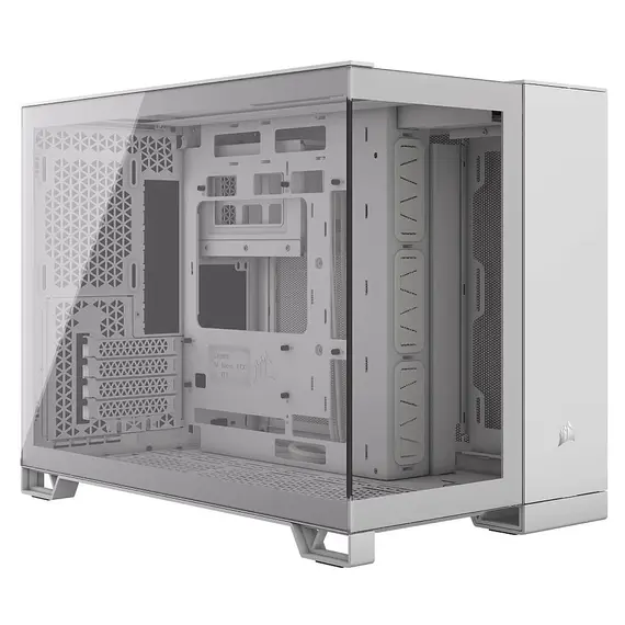 Corsair 2500X - Gaming PC Case, Tempered Glass, Mid-Tower, White