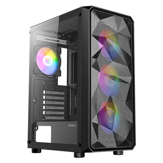 Antec AX83 RGB Elite - Gaming PC Case, Black