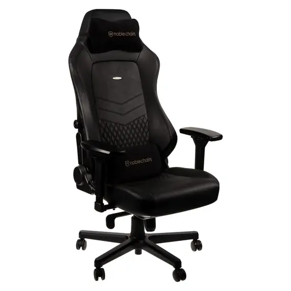 Noblechairs HERO - Real Leather Gaming Chair, Black