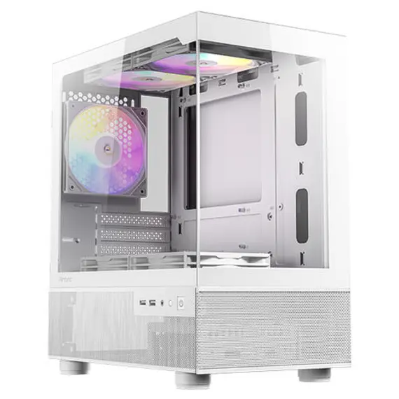 Antec CX200M RGB Elite - Gaming PC Case, White