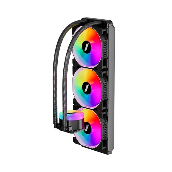 1STPLAYER TS2-360-BK - Processor All-in-one Liquid Cooler, 12cm, Black