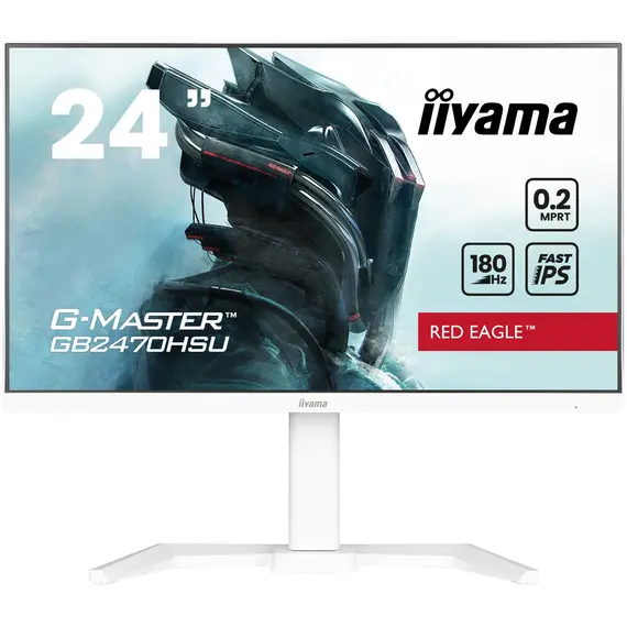 iiyama G-MASTER GB2470HSU-W6 - 23.8" Gaming Monitor, Full HD, LED, White