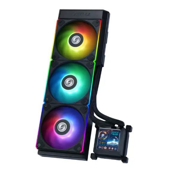 Lian Li HydroShift LCD 360RGB - CPU All-in-one Liquid Cooler, 12cm, Black