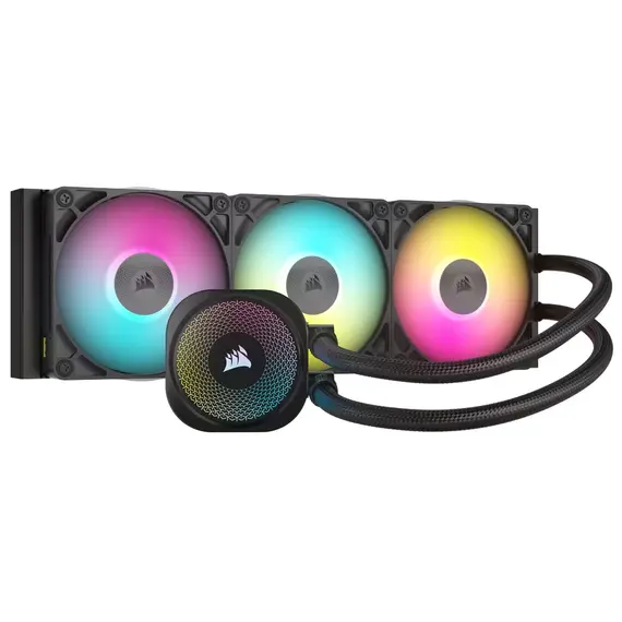 Corsair iCUE LINK TITAN 360 RX RGB - AIO Liquid CPU Cooler, Black