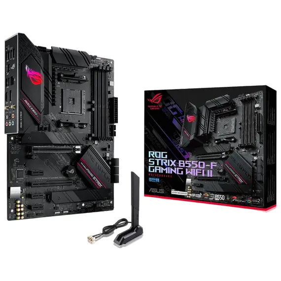 ASUS ROG STRIX B550-F GAMING WIFI II - Motherboard, AMD B550, Socket AM4, ATX