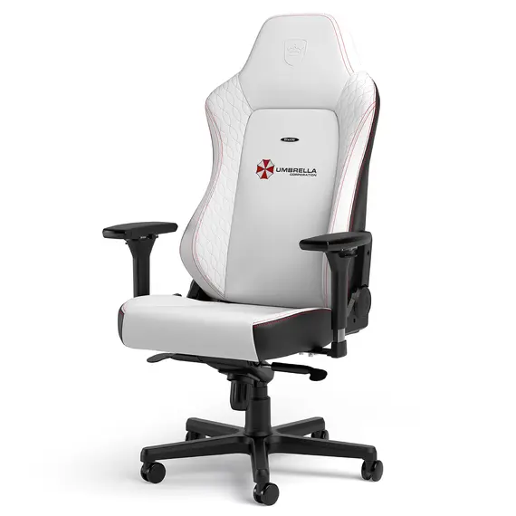 Noblechairs HERO Resident Evil Umbrella Edition - Gaming Chair, Black + White