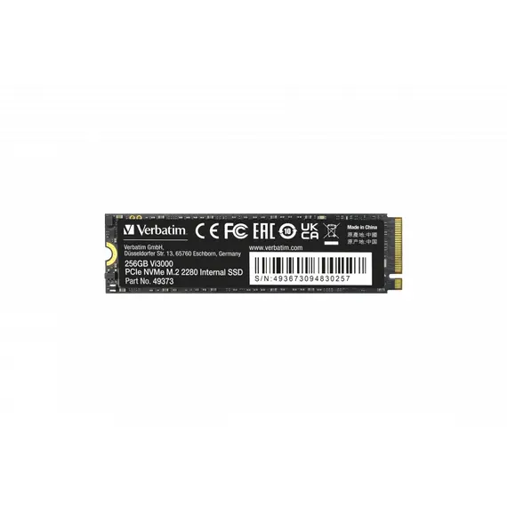 Verbatim Vi3000 - 256GB SSD, PCIe, NVMe, M.2, 2 image