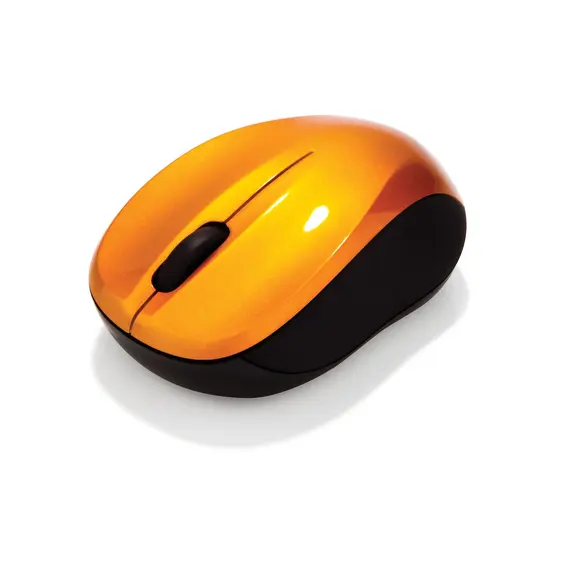 Verbatim Go Nano - Mouse, Office, Ambidextrous, RF Wireless, 1600DPI, Orange, 2 image