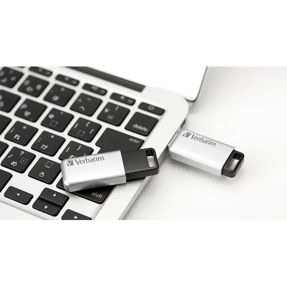 Verbatim Secure Pro - 32GB USB 3.0 Drive, Silver, 2 image