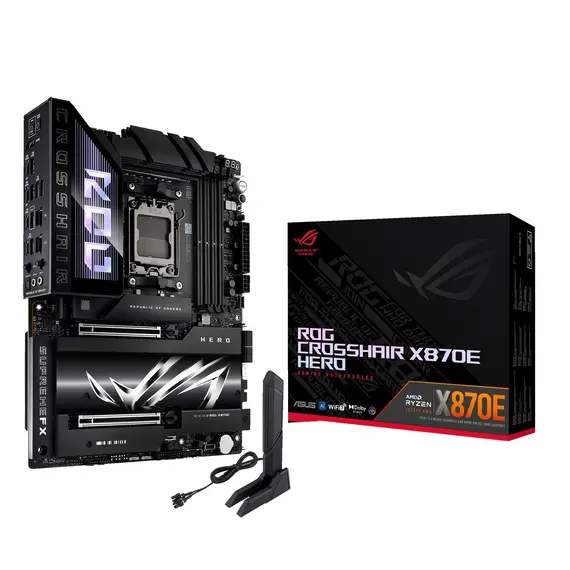 ASUS ROG CROSSHAIR X870E HERO AMD X870E Zócalo AM5 ATX, 90MB1IE0-M0EAY0, 12 image