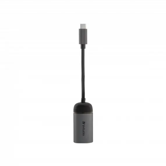 Verbatim 49146 - USB to Gigabit Ethernet Adapter, USB 3.2 Gen 1 (3.1 Gen 1) Type-C, Black, Silver, 2 image