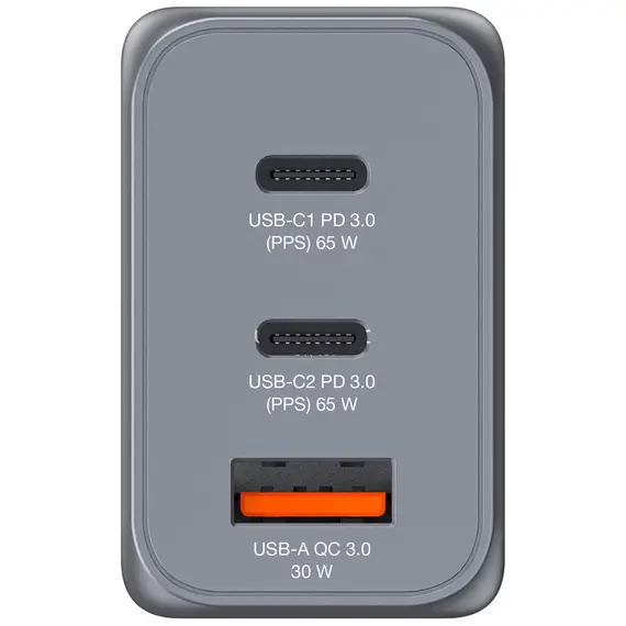 Verbatim GNC-65 GaN - Mobile Device Charger, 65W, Black, Grey, 2 image