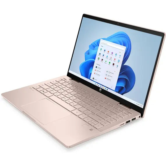 HP Pavilion x360 B09X2EA - 14" Touch, 5-120U, 16GB, 1TB SSD, FreeDOS, Rose Gold, изображение 2