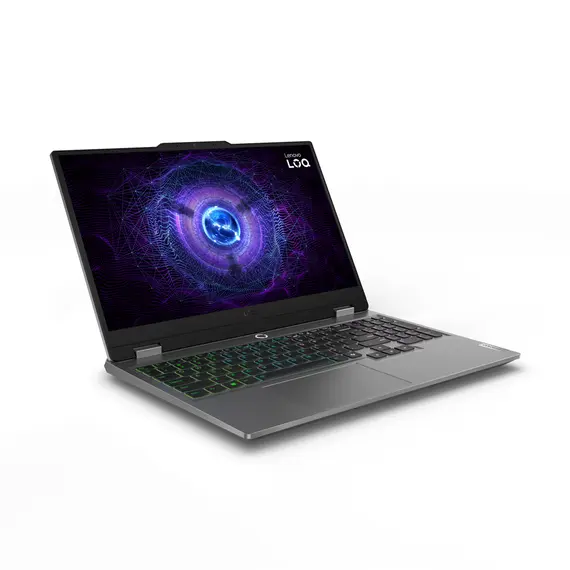 Lenovo LOQ 15IRX9 83DV00CCIV - 15.6", i5-13450HX, 16GB, 1TB SSD, NVIDIA GeForce RTX 4060, FreeDOS, Grey